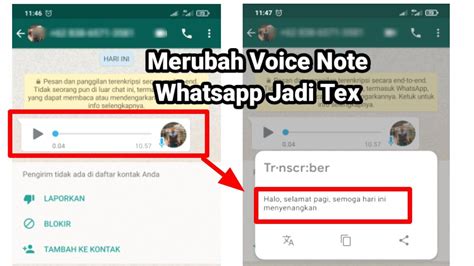 Cara Merubah Voice Note Whatsapp Jadi Text Tulisan Youtube