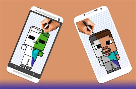 Descarga De Apk De Cómo Dibujar Personajes De Minecraft Para Android