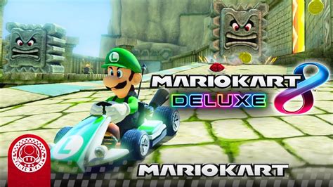 Mario Kart 8 Deluxe 50cc Mushroom Cup Luigi Gameplay Youtube