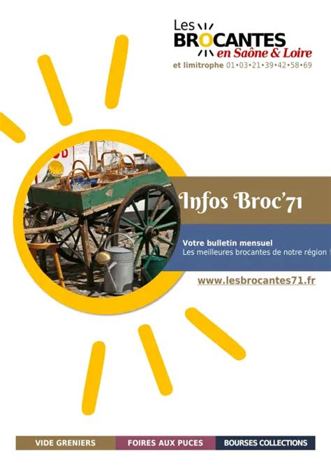 Les Brocantes En Sa Ne Et Loire Bourgogne Limitrophe Brocantes