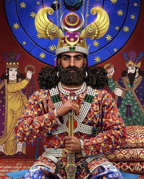 Khosrau II Sassanid Ancient Persian Art Iran Culture