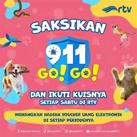 Jadwal Acara RTV Sabtu 20 April 2024 Ada Keseruan 911 Go Go Ejen