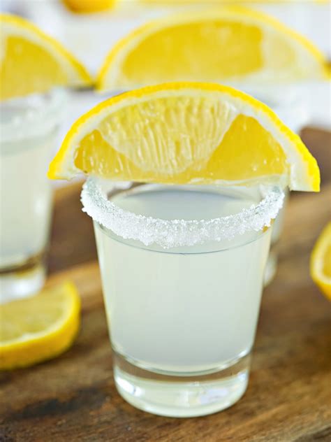 Lemon Drop Shots Southern Kissed