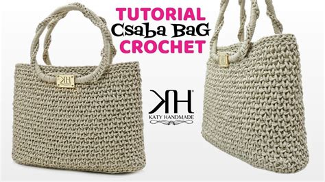 TUTORIAL BORSA UNCINETTO Csaba CROCHET BAG Katy Handmade Nel 2020