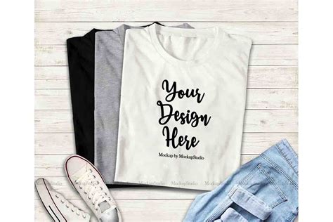 5 x Easter Mockup White T-Shirt Mock Up Tshirt Mockup Tee Mock-up Easter T-shirt Mockup Product ...