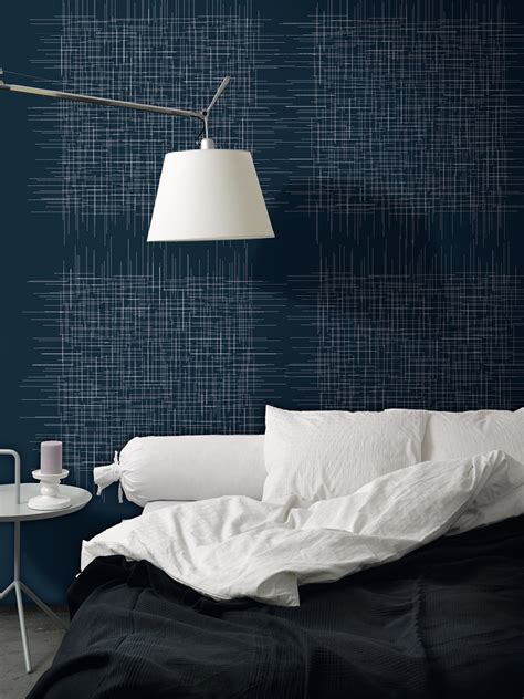 Twigs blue mural wallpaper LAVMI