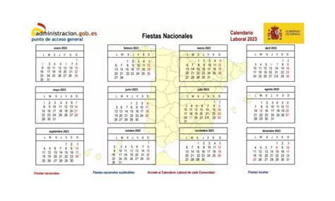 Calendario Laboral 2023 Estos Son Los Fines De Semana Largos Y