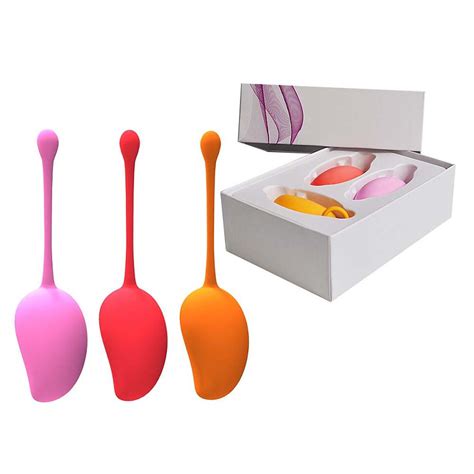 Kit Para Pompoarismo 3 Pesos Em Formato De Manga Kegel Exercise