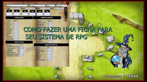 Como Fazer Uma Ficha Totalmente Editavel Para Seu Sistema De Rpg Youtube