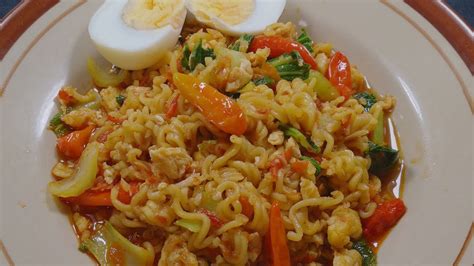 Resep Indomie Nyemek Pedas Level Youtube