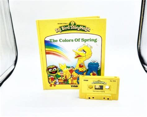 Sesame Street Big Bird Story Magic Book And Cassette Tape Big Bird Story Magic The Colors Of