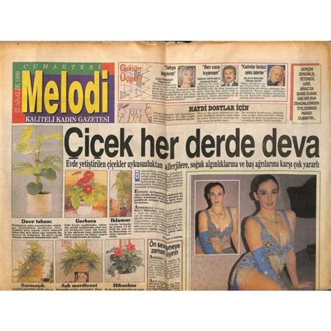 Gökçe Koleksiyon Sabah Gazetesi Melodi Eki 22 Aralık 1990 Fiyatı