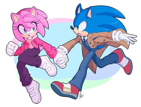 Soniami By Myly14 On Deviantart Sonic Sonic The Hedgehog Sonic And Amy