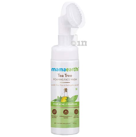 Mamaearth Tea Tree Foaming Face Wash With Salicylic Acid For Acne