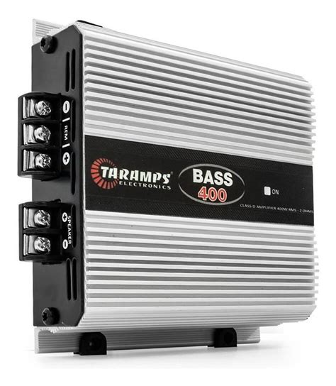 Módulo Amplificador Digital Taramps Bass 400 1 Canal 400 Watts RMS 2