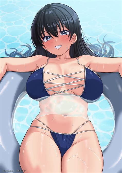 Kenja Panda Arato Nagi Ruri No Houseki Absurdres Commentary Request Highres 1girl Bikini