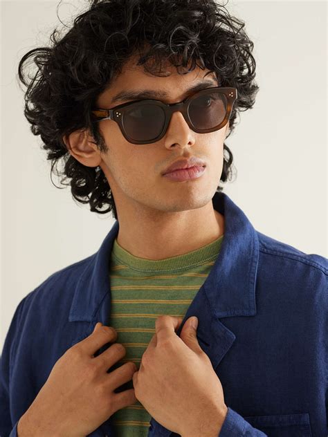 GARRETT LEIGHT CALIFORNIA OPTICAL Cyprus Square Frame Acetate