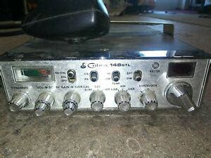 Working Vintage Cobra Gtl Cb Radio W Mic And Plug In En France