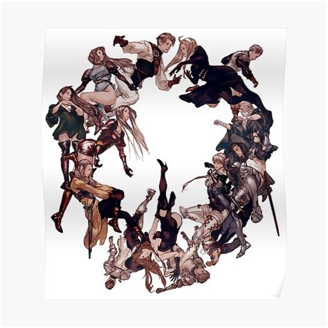 "Tactics Ogre Characters" Poster for Sale by graddrun43 | Redbubble