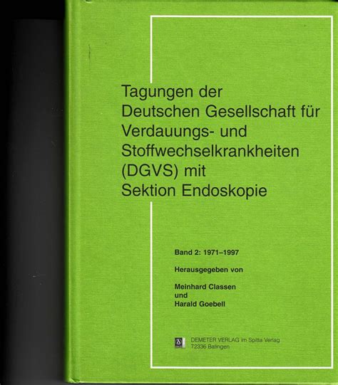 Tagungen der Deutschen Gesellschaft für Verdauungs und