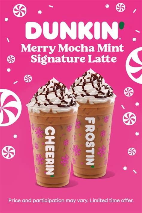 Dunkin Brings Back Peppermint Mocha Flavor Dunkin