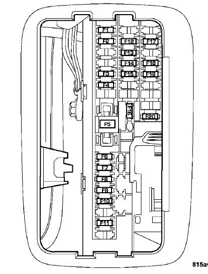 2006 Dodge Durango Fuse Box Diagram Startmycar