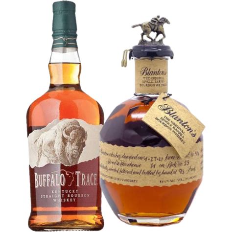 Buffalo Trace And Blantons Single Barrel Combo 750ml The Liquor Bros