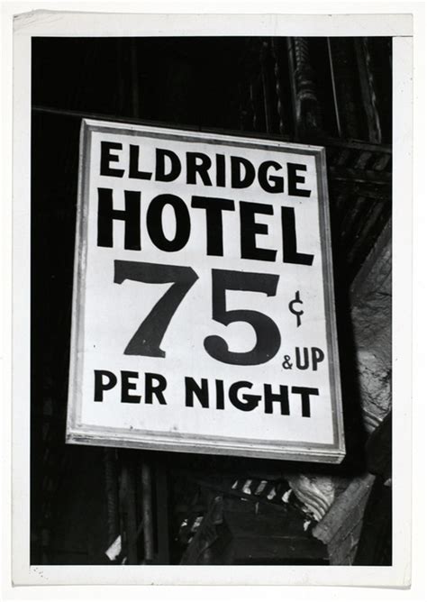 [Eldridge Hotel] | International Center of Photography