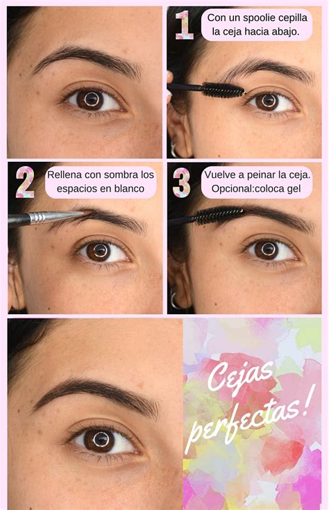 Paso Por Paso Cejas Perfectas Lipstick Y Papel