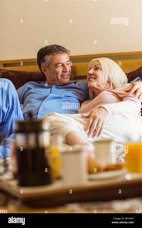 Mature Couple In Bed Wife Hi Res Stock Photography And Images Alamy