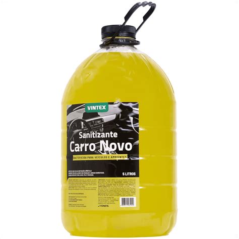 Sanitizante Carro Novo Bactericida 5L Vintex Cristintas Car Care