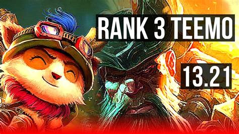 Teemo Vs Gp Top Rank Teemo M Mastery Games Na