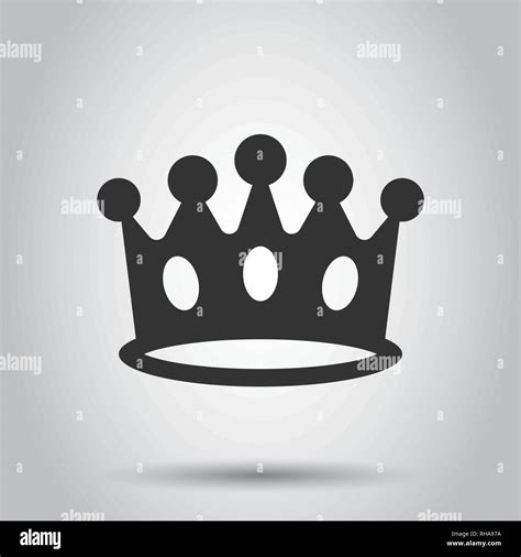 Corona Diadema Vector Icono De Estilo Plano Corona De Regal As