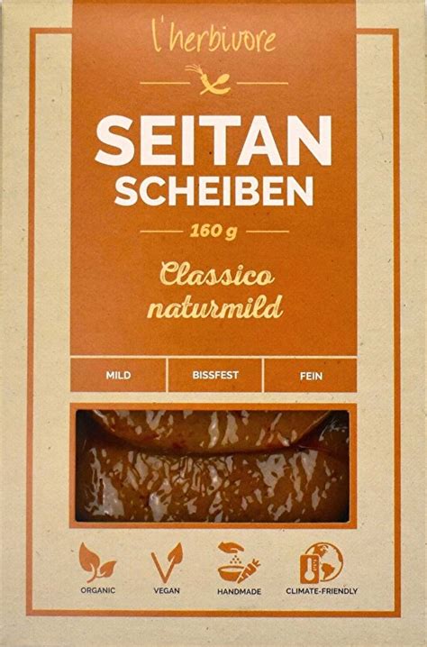 L Herbivore Seitanscheiben Classico Mild Kokku Dein Veganer