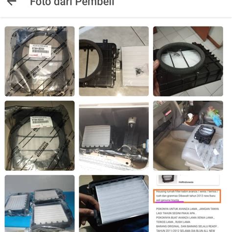 Jual Housing Rumah Cabin Filter Kabin Ac Udara Toyota Avanza Xenia