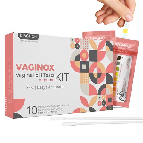 Vaginal Ph Test Kit With Sterile Swabs Vaginal Ph Balance And Yeast Infection Test