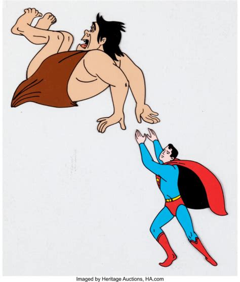 Dig These 13 Groovy FILMATION SUPERBOY Original Animation Cels 13th