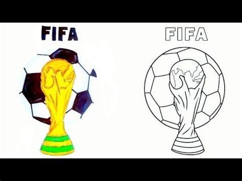 تعلم رسم كاس العالم خطوة بخطوة رسم سهل رسم كاس العالم Fifa