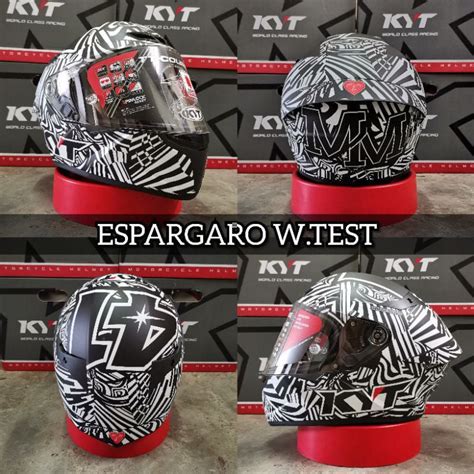 Helmet Kyt Tt Course Design Tony Arbolino Patthapark Play Espargaro