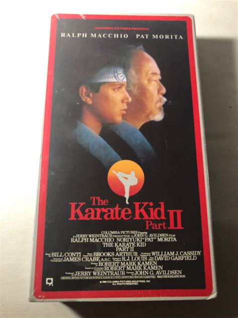 The Karate Kid Part 2 Vhs 1987 Closed Captioned For Sale Online Ebay