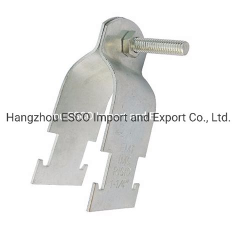 Iec 61386 Standard Light Type Steel Pipe Strut Clamp For Emt Imc Rigid Conduit China Strut