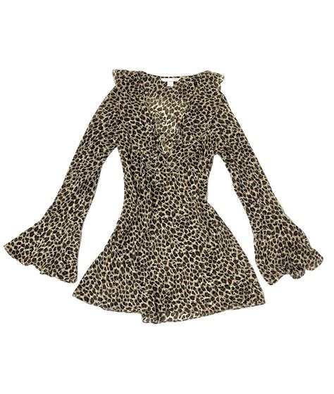 Victorias Secret Sheer Cheetah Print Dress M 🐆 Gem