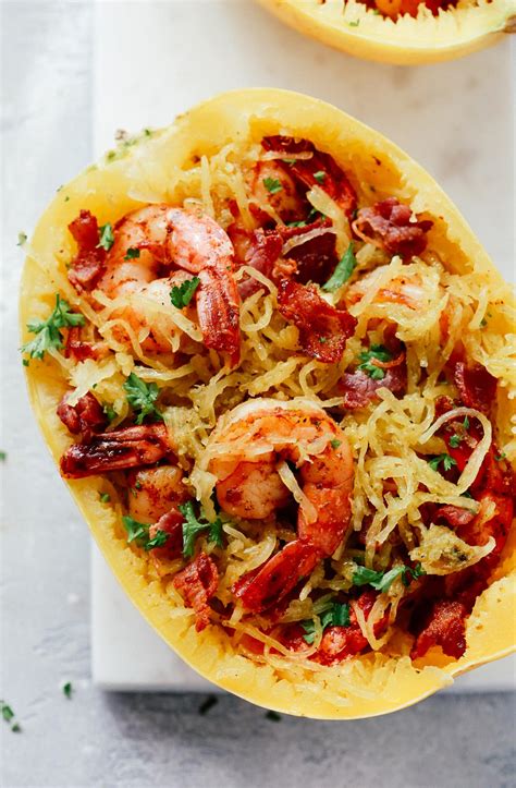 Spaghetti Squash Recipe Shrimp