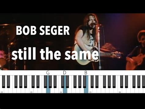 Bob Seger Still The Same EASY Piano Tutorial YouTube