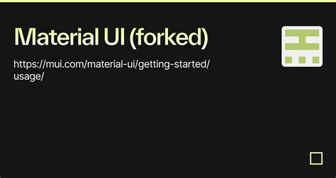 Material UI Forked Codesandbox