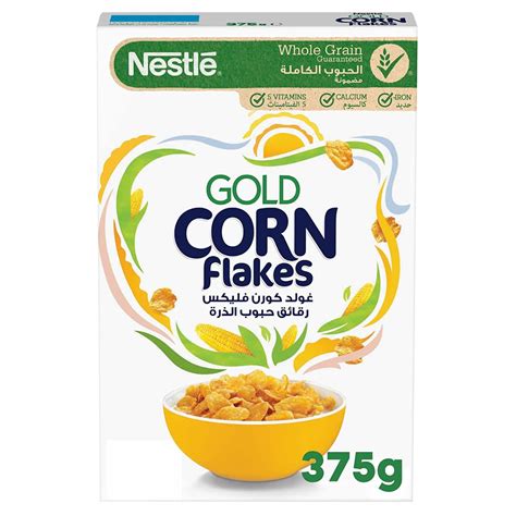 Nestle Gold Corn Flakes Cereal 375 Grams RichesM Healthcare