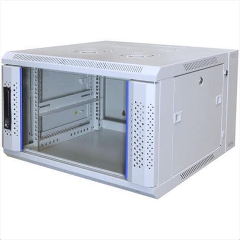 White Mild Steel 6U Wall Mount Network Server Rack Size 35 6 X 25 3 X