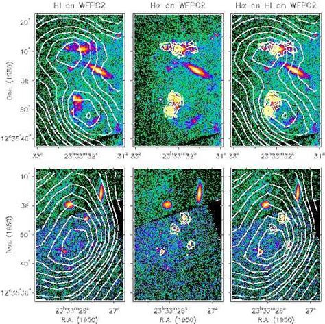 Zooming in on the main star formation regions in in UGC 12695. The ...