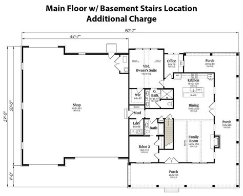 House Plan 009 00362 Barn Plan 1 583 Square Feet 2 Bedrooms 2