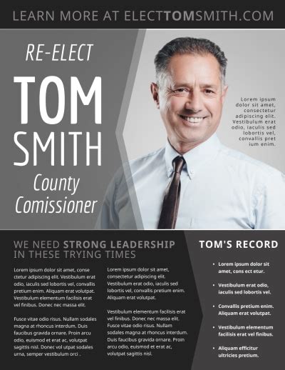 City Council Campaign Flyer Template Mycreativeshop